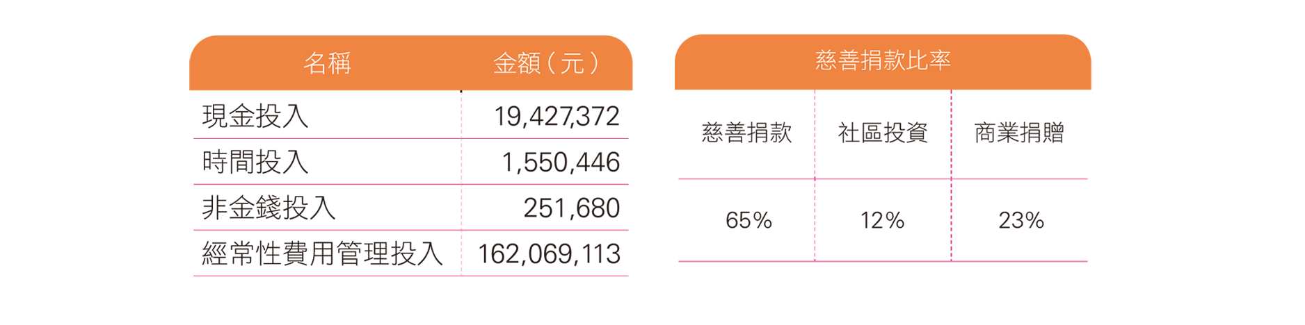 2021年社會公益資源投入